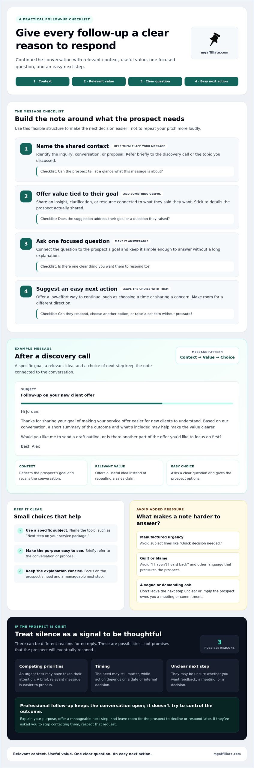 How to Follow Up with a Potential Client Without Being Pushy